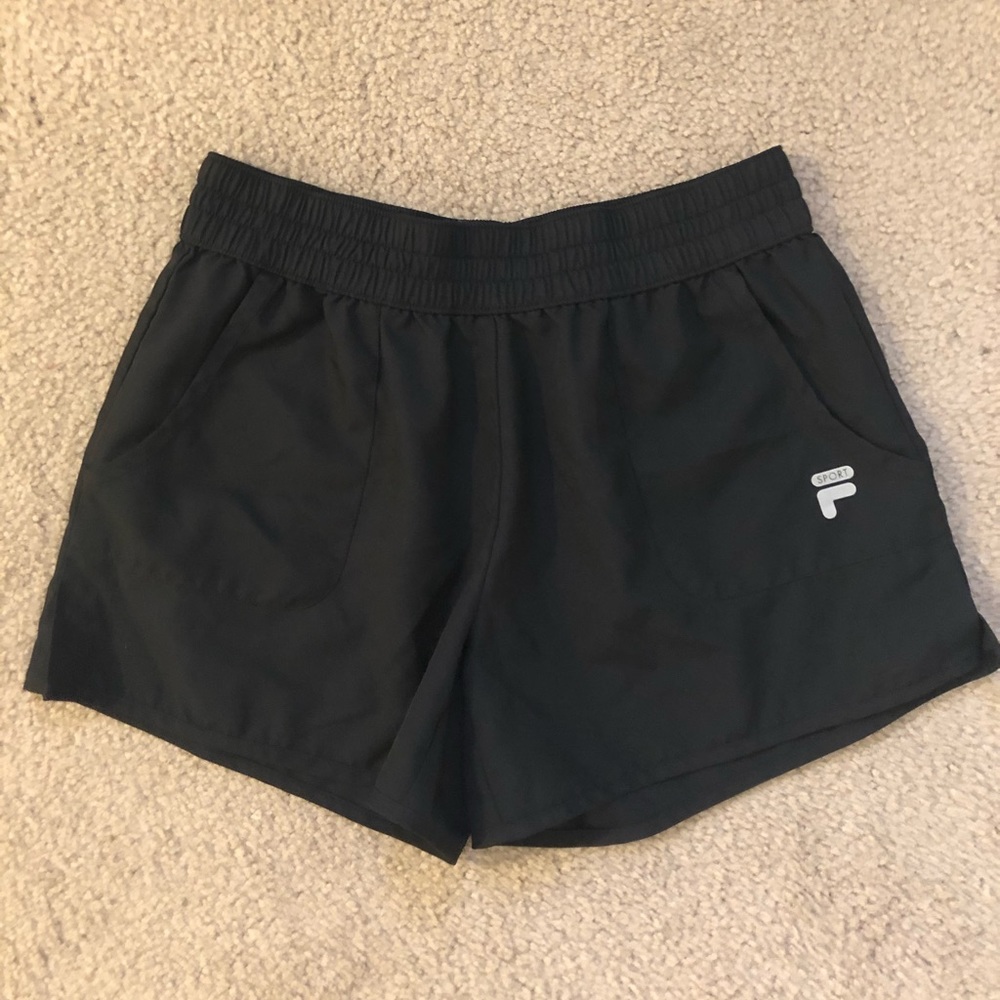 Black Fila Athletic Shorts